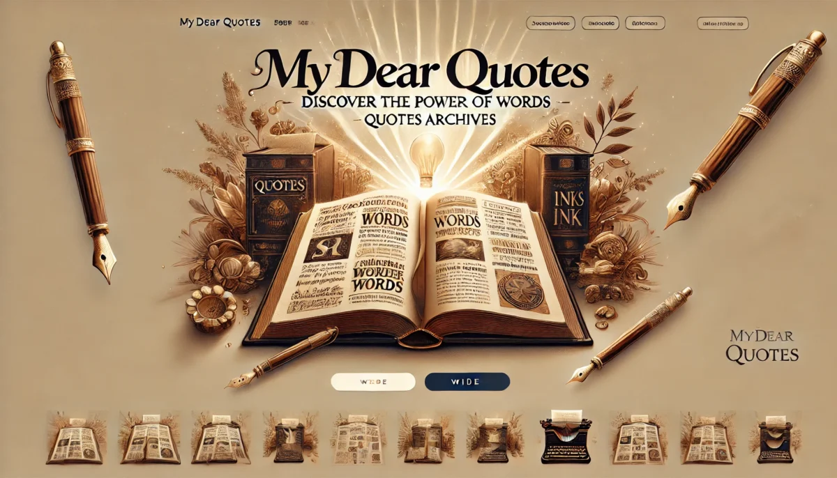 MyDearQuotes.com Quotes Archives: Unlocking Inspiration Through Words